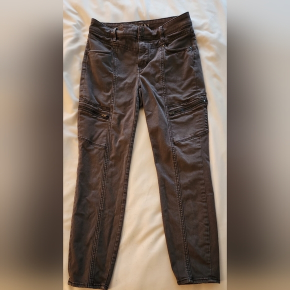 White House Black Market Denim - White House Black Market gray skinny ankle pants 2S